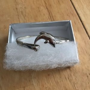 Sterling silver set of Dolphin Jewelry